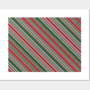 Diagonal stripes background 9 Posters and Art